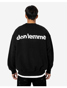 Don Lemme Oversized Mikina Distort - black