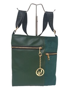 Luxusní zelená kabelka Laura Biaggi