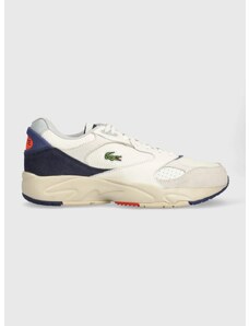 Kožené sneakers boty Lacoste STORM 96 VTG 223 3 SMA béžová barva, 46SMA0093