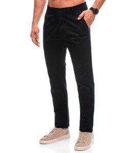 EDOTI Pánské kalhoty chino 1426P - černá