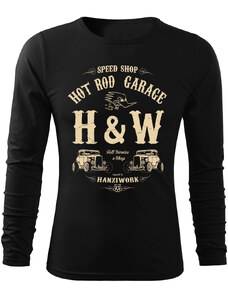 HANZI WORK Pánské Tričko H & W Clothing Garage