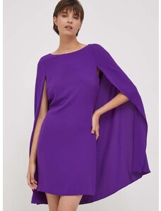 Šaty Lauren Ralph Lauren fialová barva, mini, 253855210