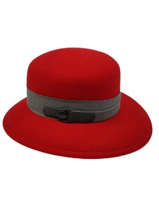 Mayser Dámský nemačkavý červený klobouk - Palmira
