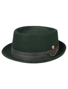 Plstěný klobouk porkpie - Mayser - zelený klobouk Gareth