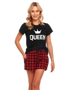 DN Nightwear Dámské pyžamo Queen II černé