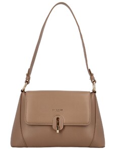 David Jones Módní dámská malá koženková crossbody Alison, taupe