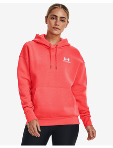 Dámská Mikina Under Armour Essential Fleece Hoodie-Red