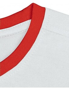 Nath Bavlněné přiléhavé slim-fit tričko Boston s kontrasními lemy 165 g/m