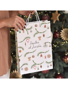 HOUSEDECOR Vánoční taška - Zásilka od Ježíška XXL (kolekce Kouzlo Vánoc)