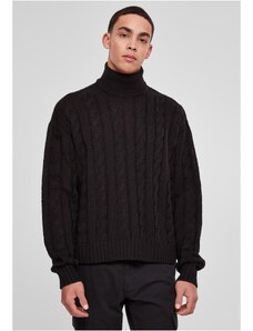 UC Men Boxy Roll Neck svetr černý