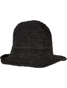 Urban Classics Accessoires Braid Bast Bucket Hat černý