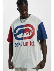 Společnost Ecko Unltd. Tričko Grande šedá/červená/modrá