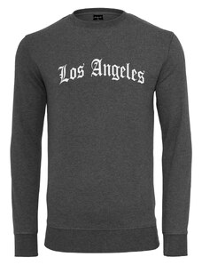 MT Men Los Angeles znění Crewneck dřevěné uhlí