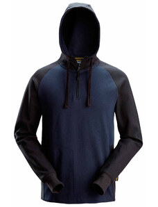 Snickers Workwear Dvojbarevná mikina s kapucí modročerná XS