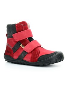 Koel Koel4kids Milo Hydro TEX Red zimní barefoot boty
