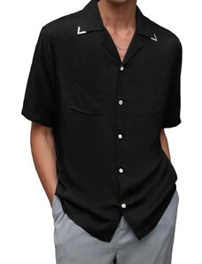 Košile AllSaints Runaway černá barva
