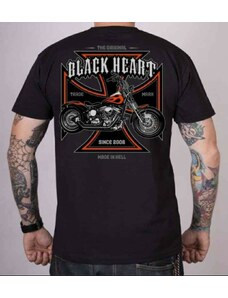 Triko BLACK HEART MOTORCYCLE CROSS