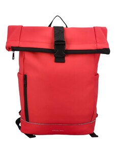 Daniel Ray Trendy studenský roll-top batoh Nathal , zářivě červená