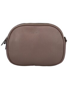 MaxFly Malá trendy koženková crossbody kabelka Jennifer, khaki