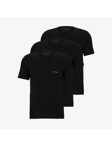 Pánské tričko Hugo Boss Crew Neck Cotton T-Shirt 3-Pack Black