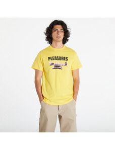 Pánské tričko PLEASURES Bed T-Shirt Yellow