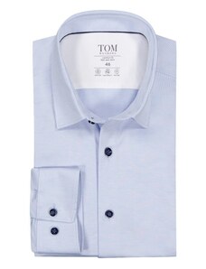 Tom rusborg, košile s podílem strečových vláken, comfort fit světlemodrá