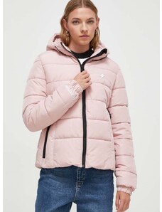 Bunda Superdry dámská, růžová barva, zimní