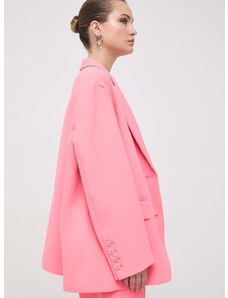 Sako MAX&Co. x Anna Dello Russo růžová barva, oversize
