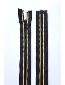 Haillo Fashion Dlouhý zip dělitelný - středně hrubý 70 cm, zuby 6 mm kostěný