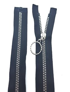 Haillo Fashion Zip dlouhý dělitelný - středně hrubý, 70 cm, zuby 6 mm, plast kostička