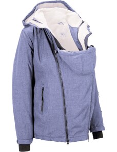bonprix Těhotenská a nosicí bunda Modrá