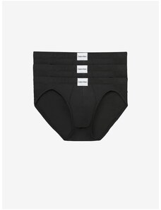 Sada tří pánských slipů v černé barvě Calvin Klein Underwear - Pánské