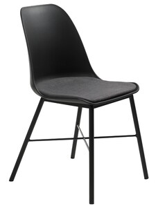 Černá plastová jídelní židle Unique Furniture Whistler