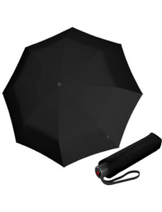 Knirps KNIRPS A.050 MEDIUM BLACK - elegantní skládací deštník