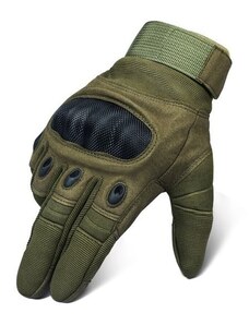 Trizand pánské taktické dotykové rukavice Zelené ISO TRADE 21770s2