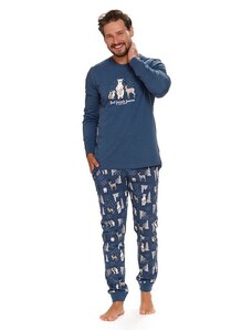 DN Nightwear Pánské pyžamo Best Friends modré