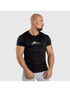 Pánské fitness tričko Iron Aesthetics Split, černé