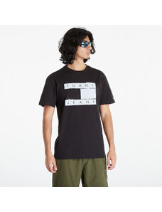 Tommy Hilfiger Pánské tričko TOMMY JEANS Classic Spray Flag T-Shirt Black