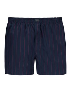 Novila, pyžamové kalhoty v podobě boxerek z tkaniny interlock, okenní káro modrá