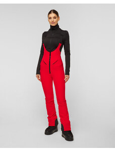 Lyžařské kalhoty se šlemi Goldbergh Phoebe v Červeném Barevném Odstínu