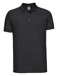 RUSSELL Men's T-shirt Stretch Polo R566M 95% smooth cotton ring-spun 5% Lycra 205g/210g