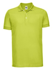 RUSSELL Men's T-shirt Stretch Polo R566M 95% smooth cotton ring-spun 5% Lycra 205g/210g