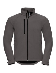 Dark Grey Men's Soft Shell Russell Jacket