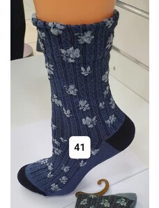 Dámské vzorované ponožky U785 Magnetis, modrá UNI