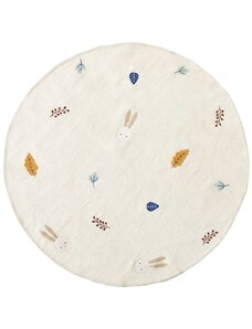 Bílý vlněný koberec Kave Home Yanil 120 cm
