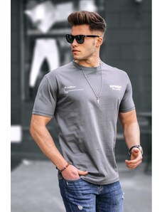 Madmext Men's Printed Smoked T-Shirt 5805