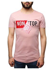 Madmext Printed Pink T-Shirt 2324