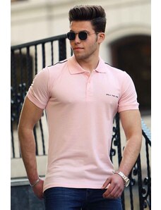 Madmext Powder Men's Polo Neck T-Shirt 4558