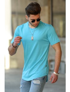 Madmext Basic Blue Men's T-Shirt 4500