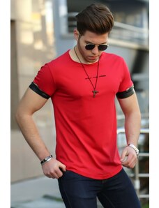 Madmext Red Men's T-Shirt 4451